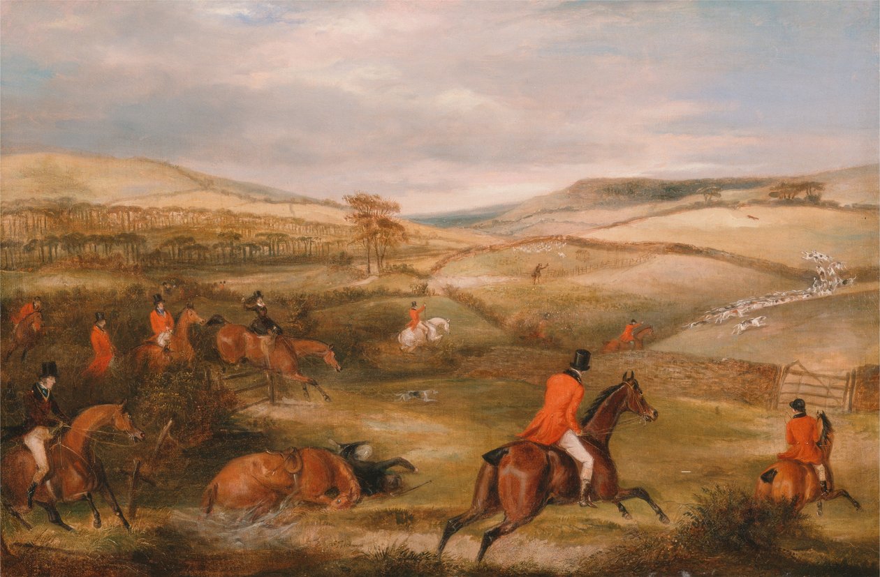 A Berkeley vadászat, 1842- Az üldözés alkotó: Francis Calcraft Turner