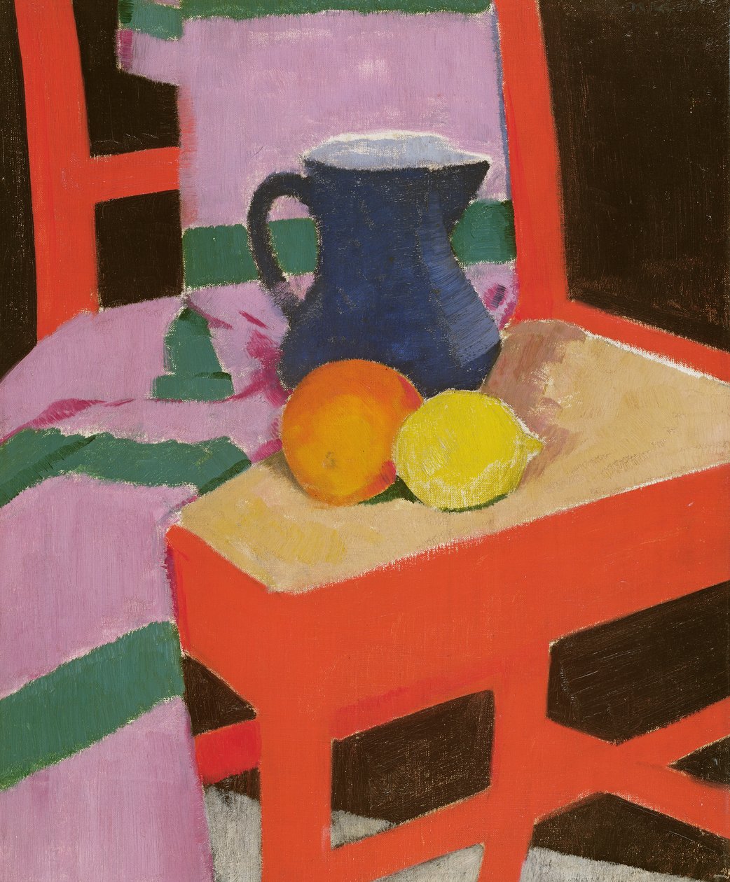 A vörös szék (The Blue Jug) 1934 körül alkotó: Francis Campbell Boileau Cadell