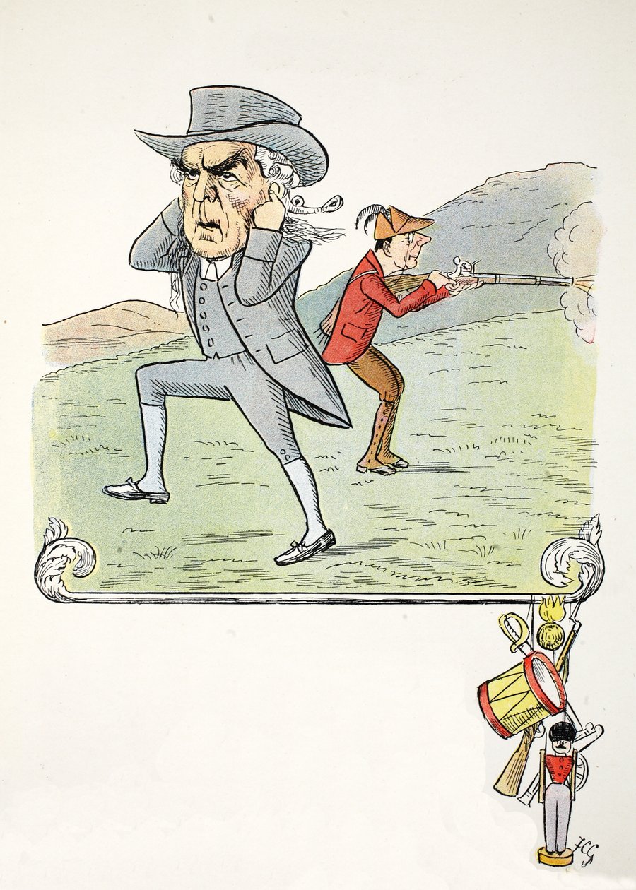 A Queer C, illusztráció a The Struwwelpeter Alphabet című kötetből, Harold Begbie (1871-1929) versei. alkotó: Francis Carruthers Gould