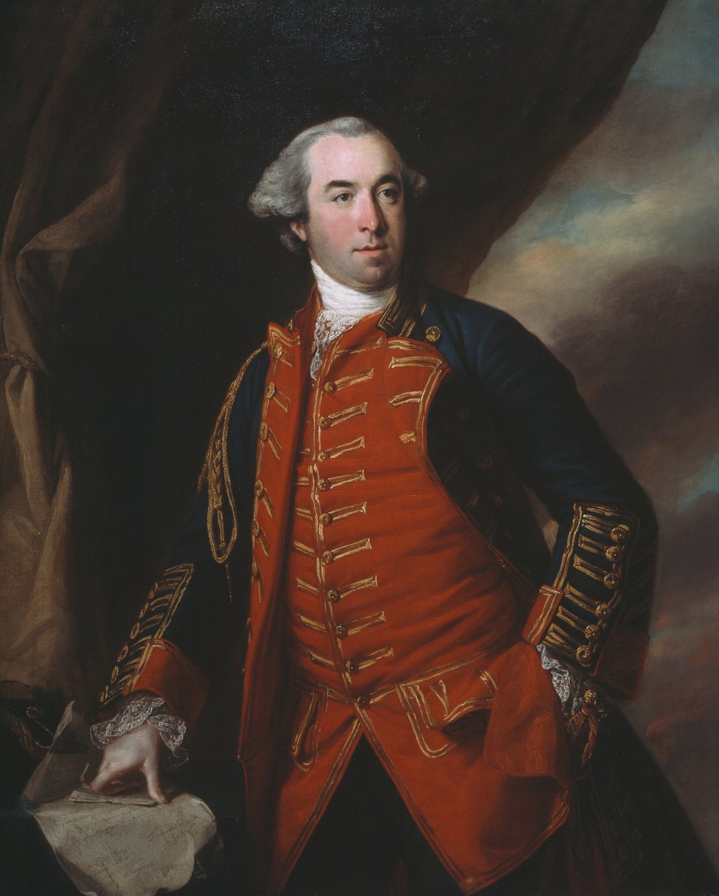 William Phillips alezredes (1731-81) 1764 alkotó: Francis Cotes