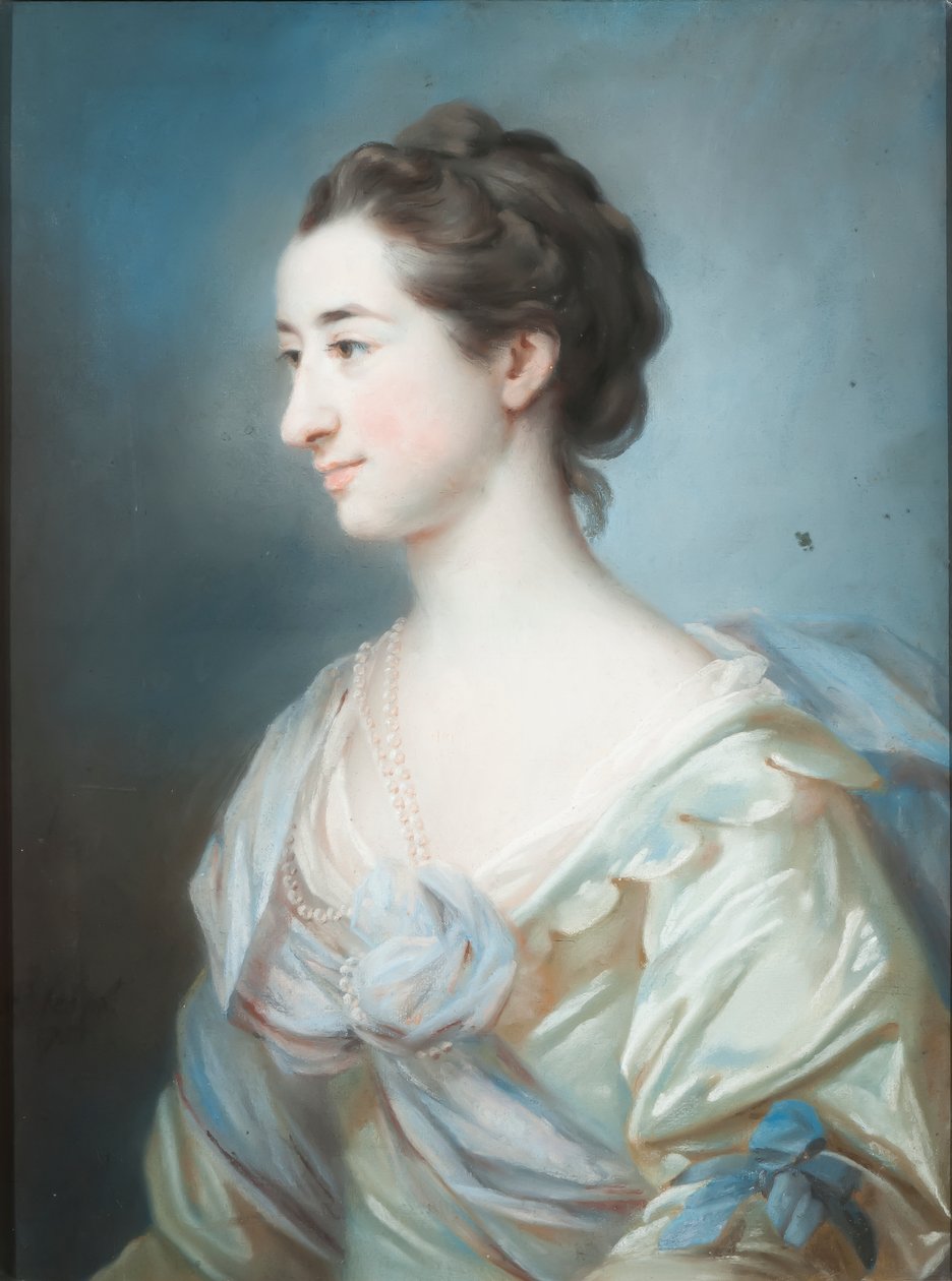 Elizabeth Thornton portréja, 1755 (pasztell, papíron) alkotó: Francis Cotes