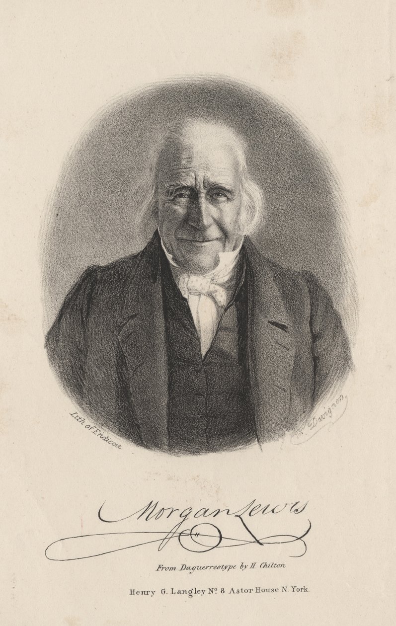 Morgan Lewis, Endicott litográfiája, 1844 alkotó: Francis D