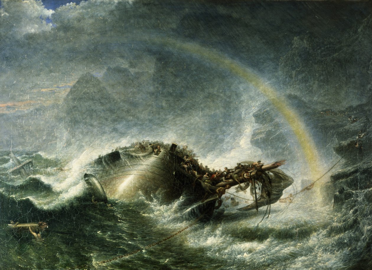 A hajótörés, 1859 alkotó: Francis Danby