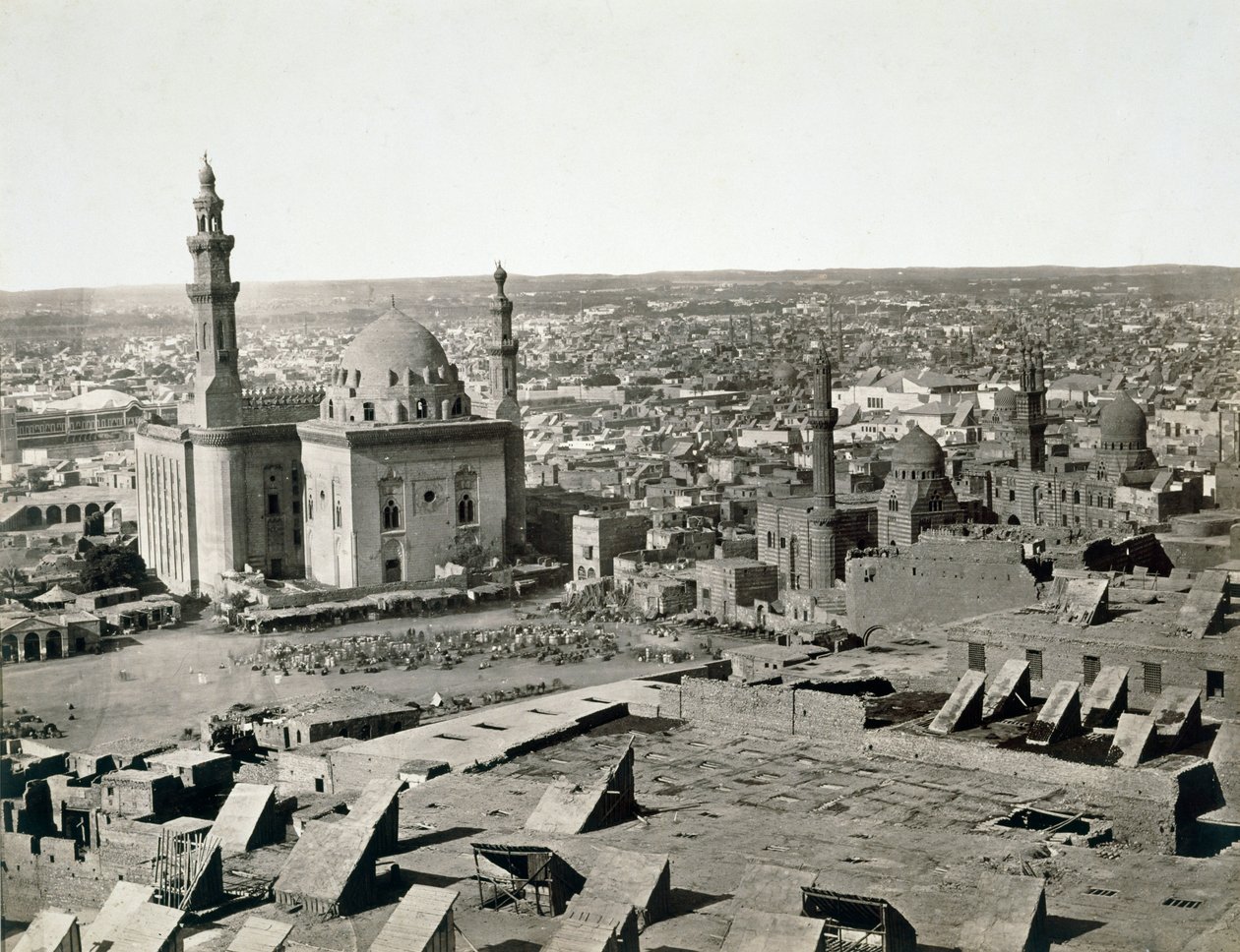 Kairó, a Citadellából, 1856-58 körül (albumnyomat) (lásd még: 170813) alkotó: Francis Frith