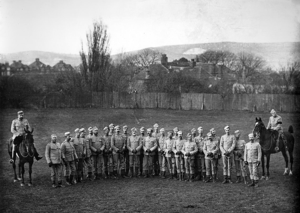 A Queens Westminster Volunteers (13. Middlesex) tisztjei, 1890 körül alkotó: Francis G. O. Stuart