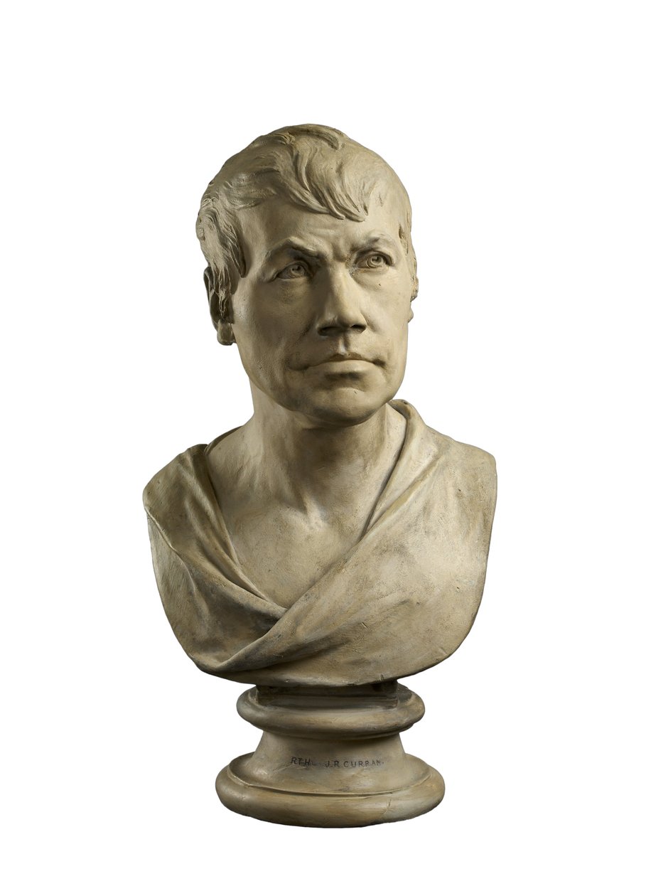 John Philpot Curran (1750-1817) mellszobra, 1812 (gipsz) alkotó: Francis Legatt Chantrey