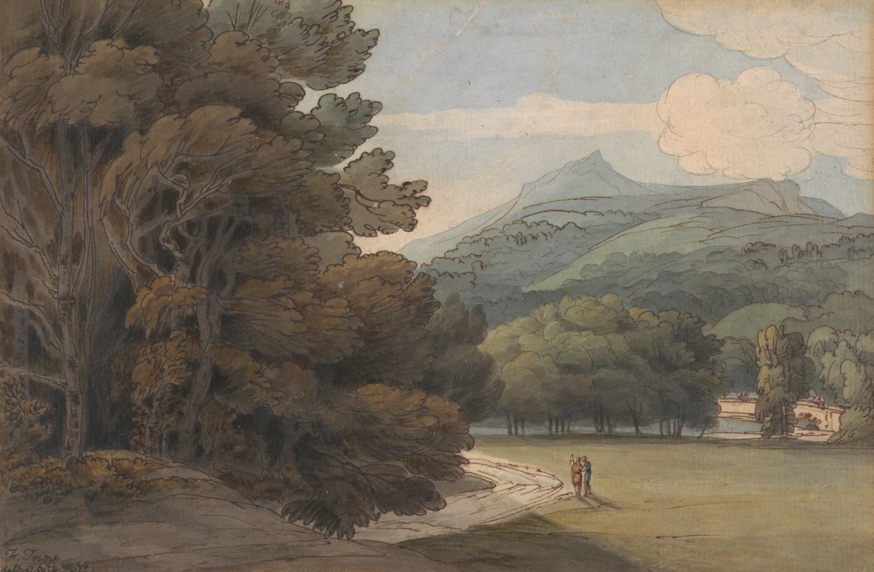 Ambleside közelében alkotó: Francis Towne