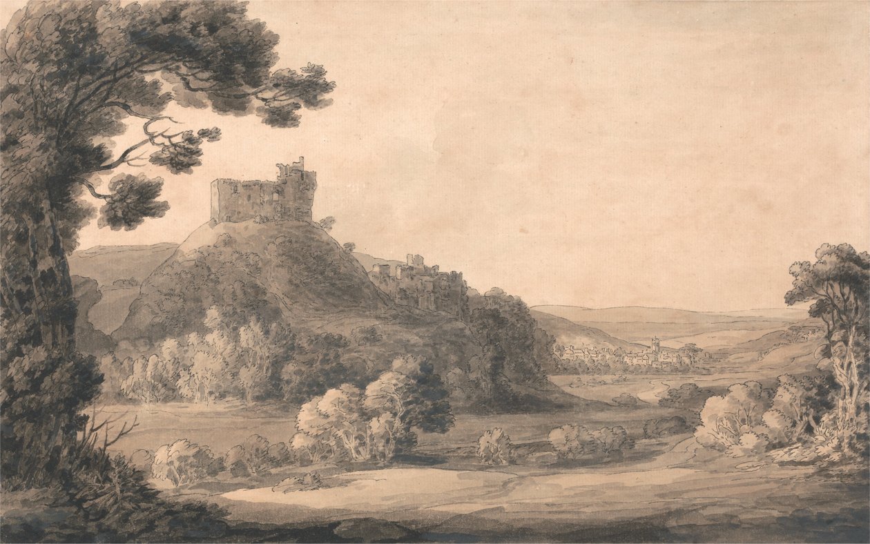 Okehampton kastély alkotó: Francis Towne