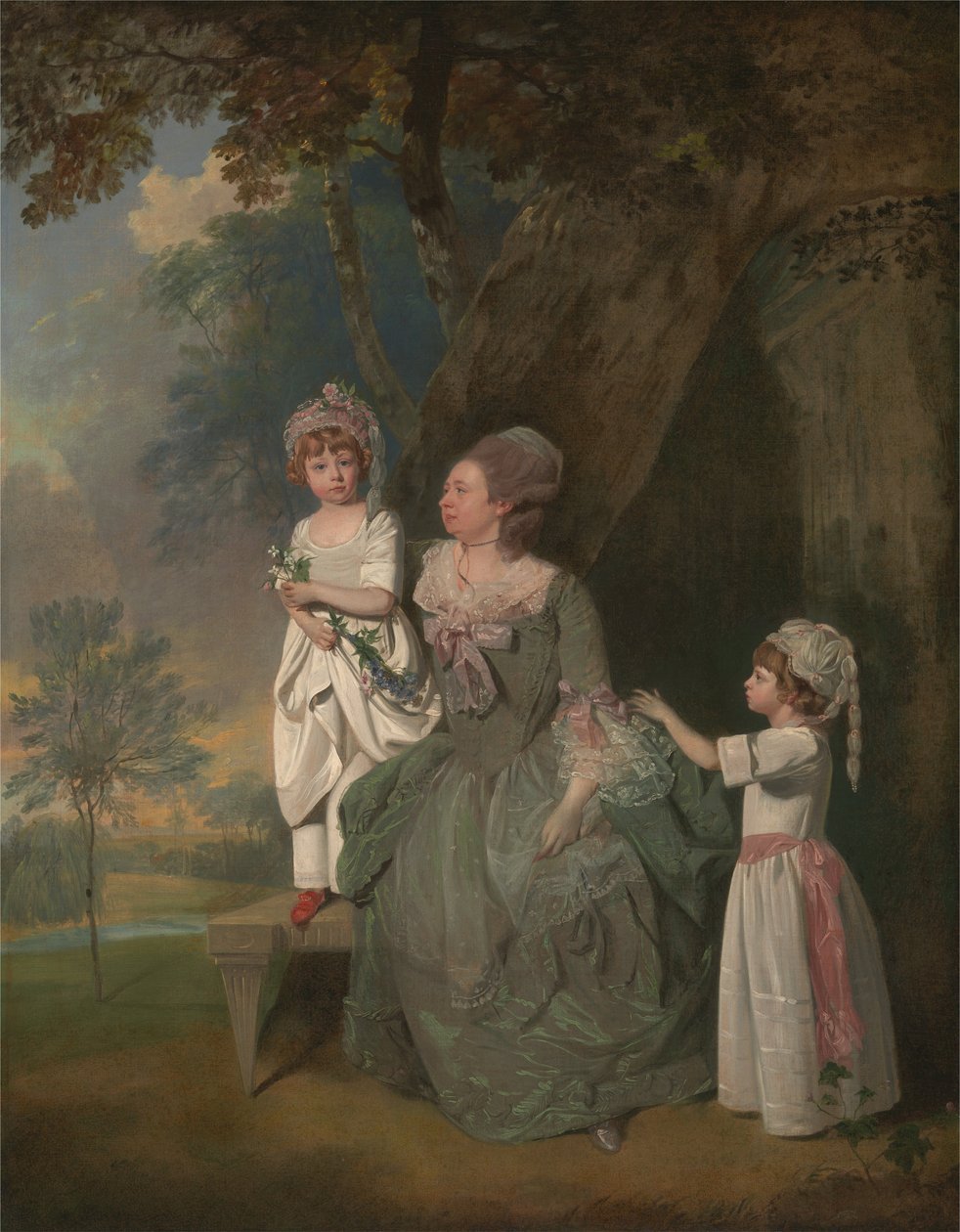 Mrs. Barclay és gyermekei alkotó: Francis Wheatley