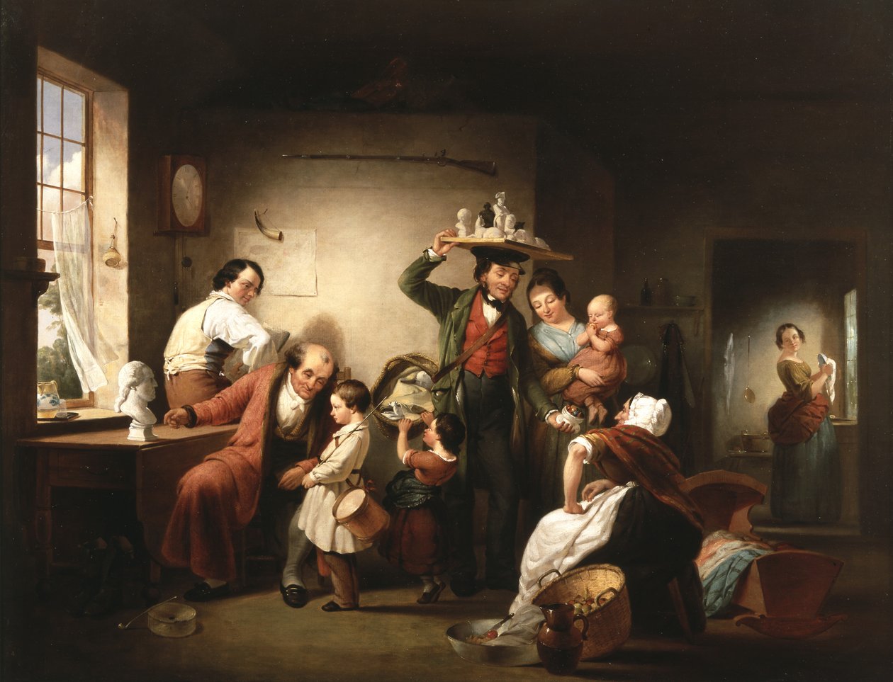 A képkereskedő, 1844 körül alkotó: Francis William Edmonds