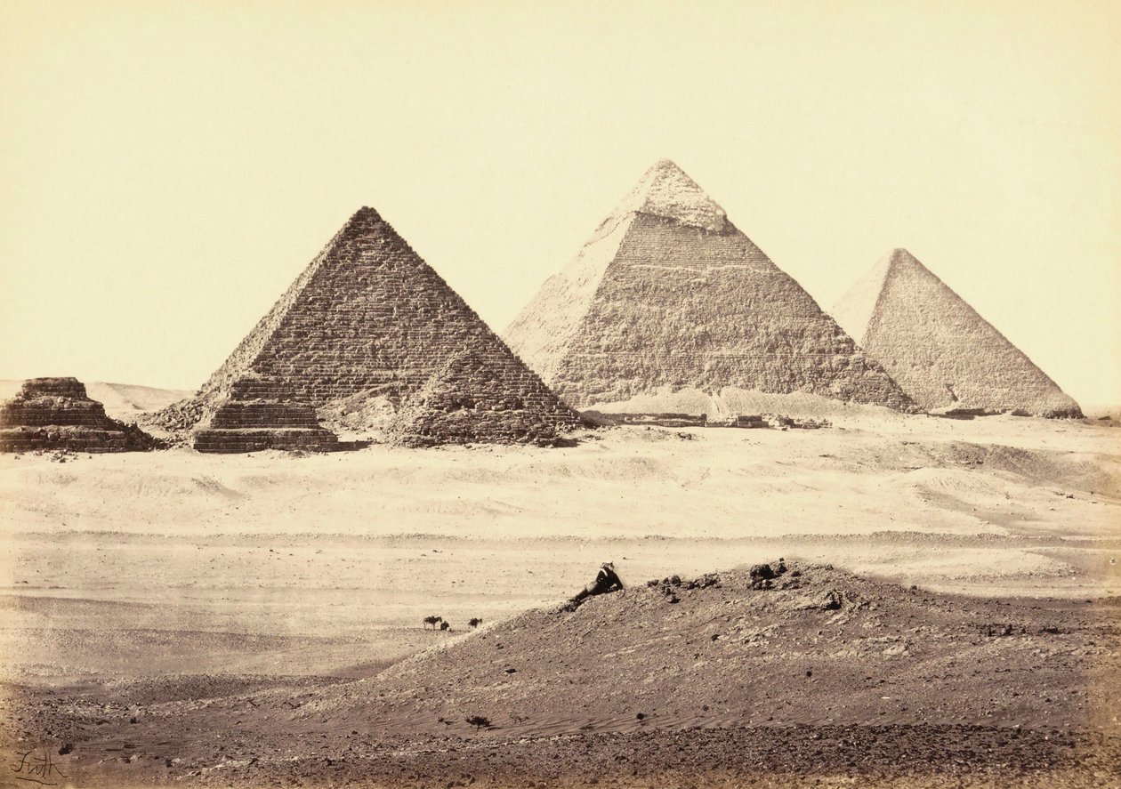 A gízai piramis komplexum, Egyiptom alkotó: Francis (after) Frith