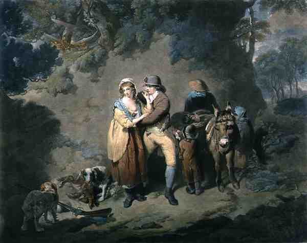 A szerelmes sportember, vésette Charles Hodges (1764-1837), kocsma. írta: J. R. Smith alkotó: Francis (after) Wheatley