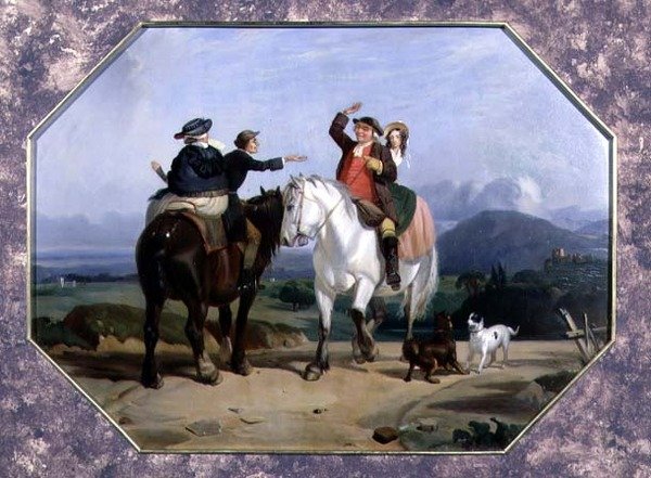 A piacról való visszatérés alkotó: Francis (after) Wheatley