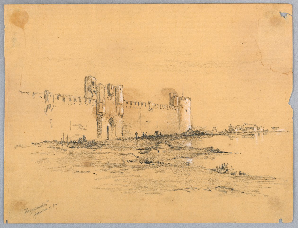 Aigues Mortes alkotó: Francis Augustus Lathrop
