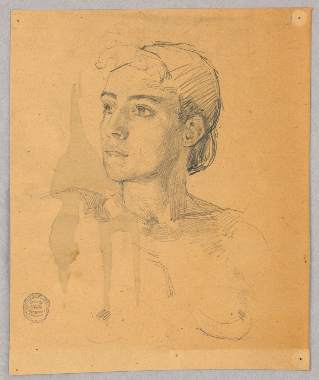 Női akt mellszobra alkotó: Francis Augustus Lathrop