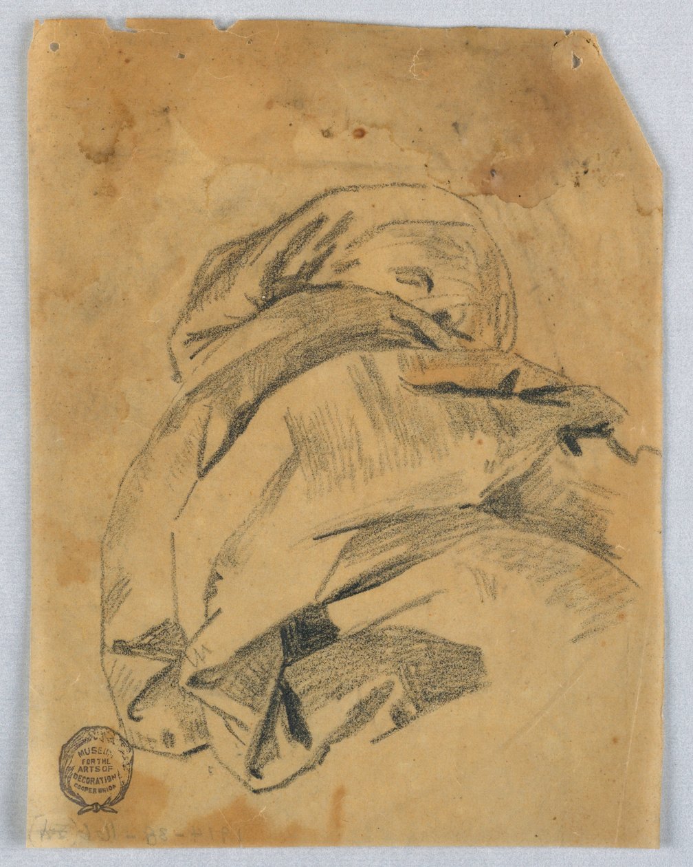 Drapery Study alkotó: Francis Augustus Lathrop