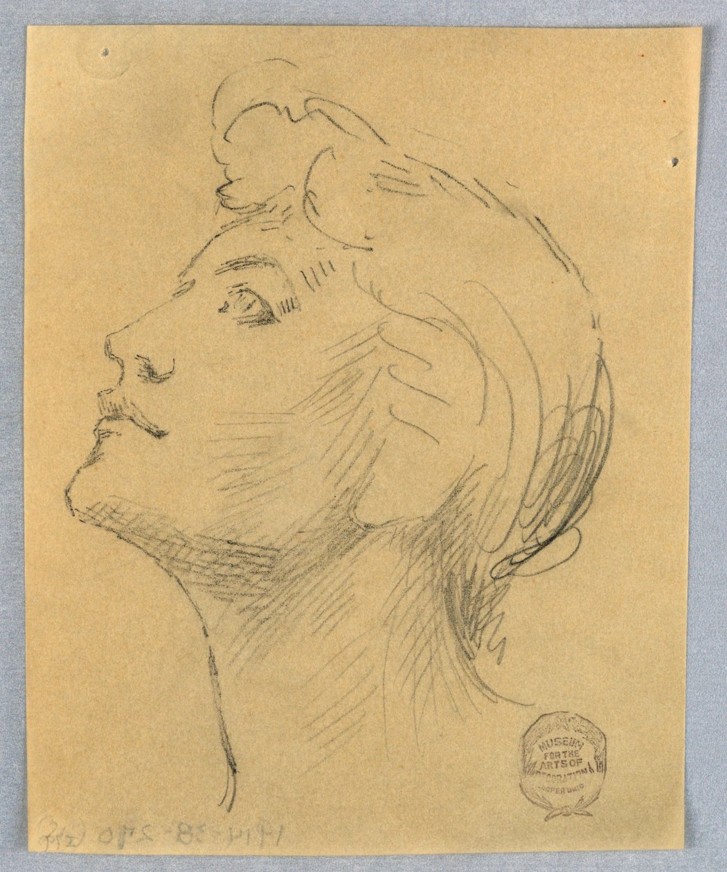 Egy nő feje alkotó: Francis Augustus Lathrop
