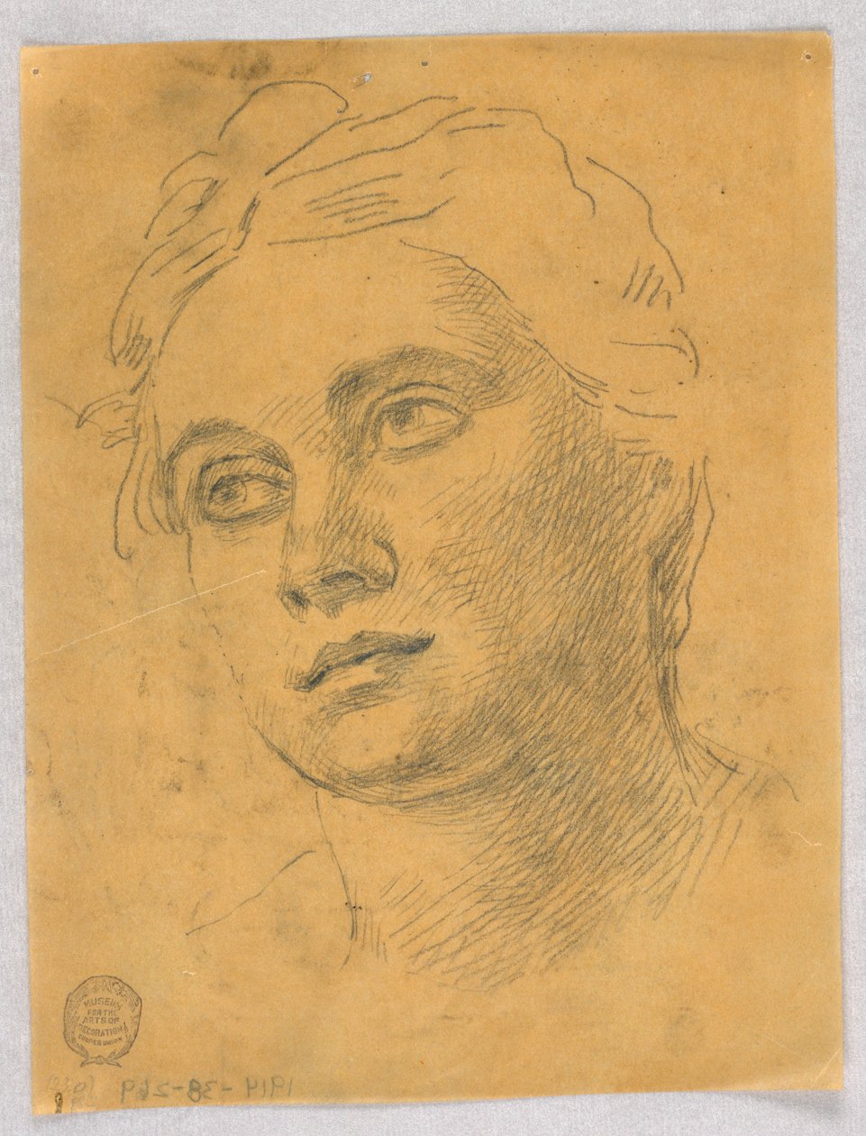 Egy nő feje alkotó: Francis Augustus Lathrop