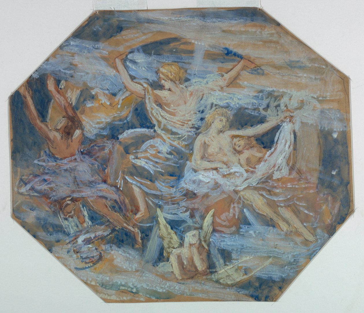 Tanulmány a "Zodiákus" számára alkotó: Francis Augustus Lathrop