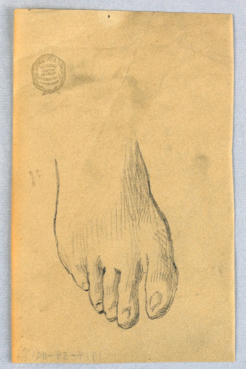 A jobb láb tanulmányozása alkotó: Francis Augustus Lathrop