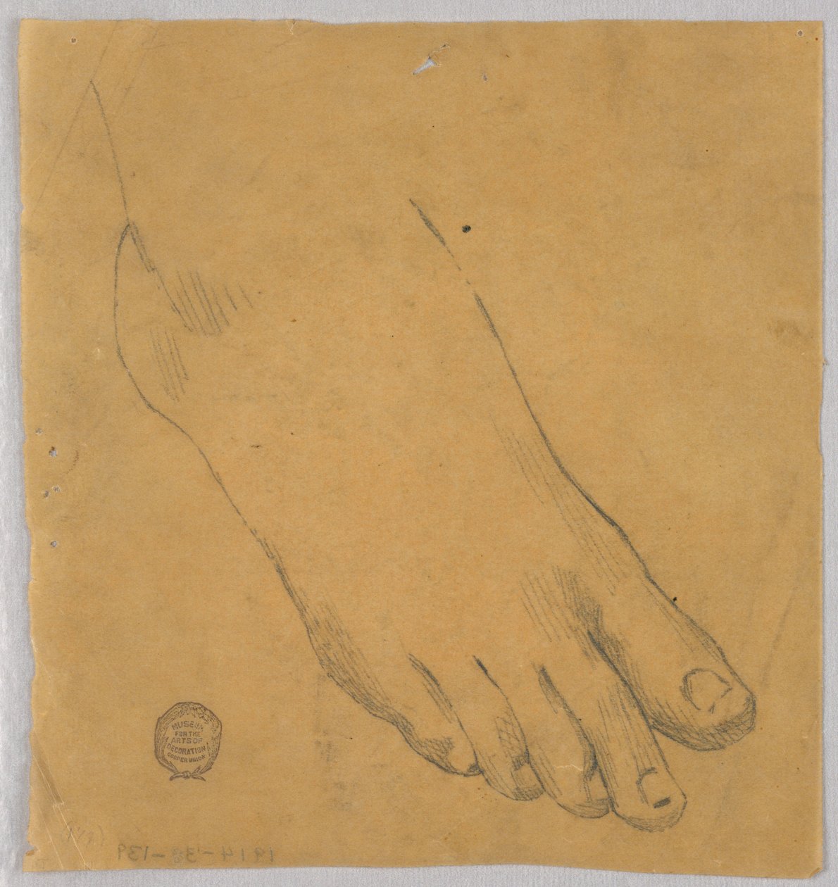 A jobb láb tanulmányozása alkotó: Francis Augustus Lathrop