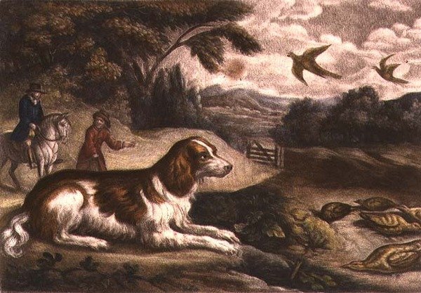 Vadászjelenet, John Smith (nyomtatott) alkotó: Francis Barlow