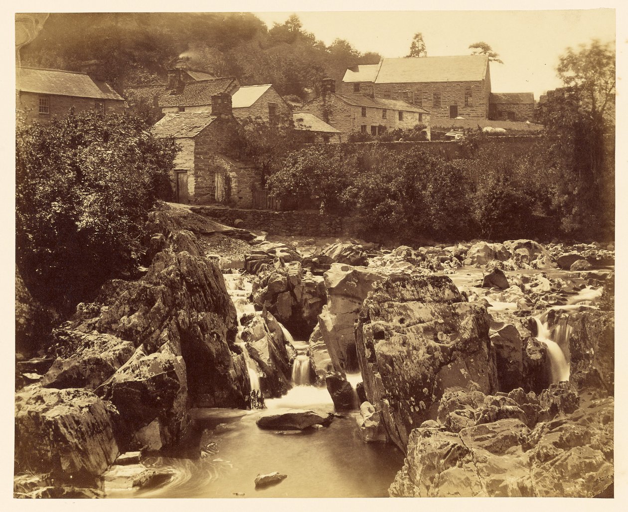 Pont y Pairnél, Betws-y-Coed, Észak-Wales alkotó: Francis Bedford