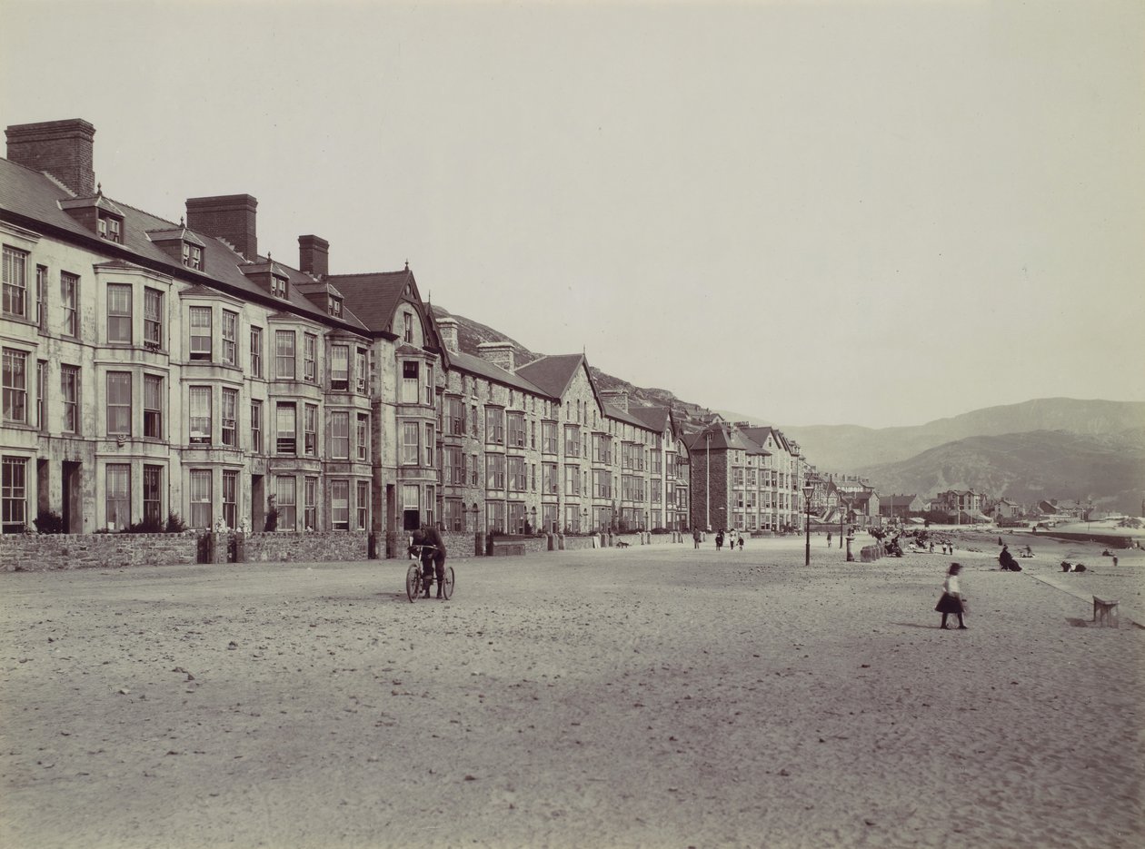 Barmouth. Tengeri terasz és esplanád, 1870-es évek. alkotó: Francis Bedford