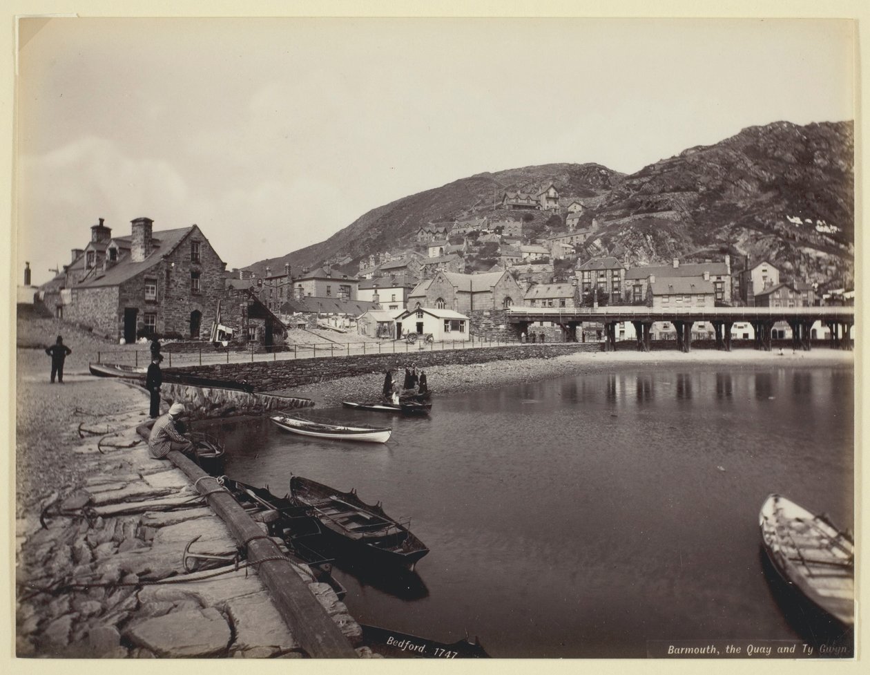 Barmouth, a Quay és Ty Gwyn alkotó: Francis Bedford