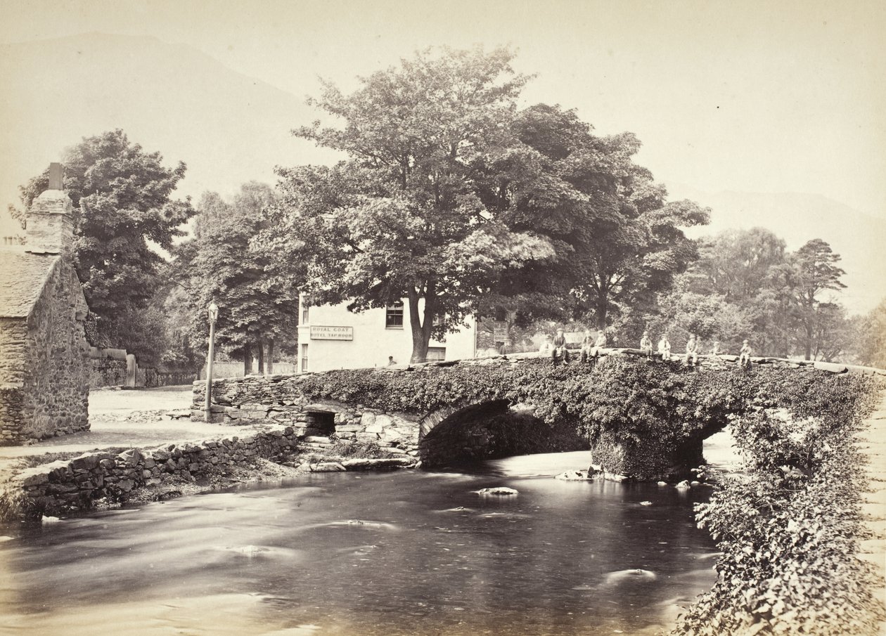 Beddgelert, a híd és Moel Hebog, 3. sz. (518) alkotó: Francis Bedford