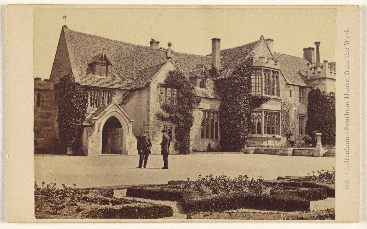 Cheltenham - Southern House, nyugat felől alkotó: Francis Bedford