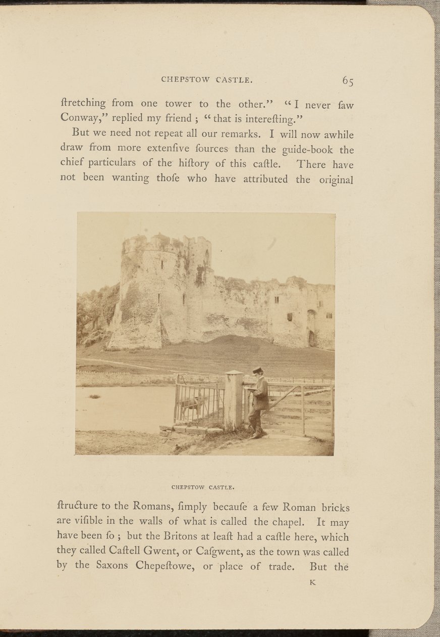 Chepstow kastély alkotó: Francis Bedford