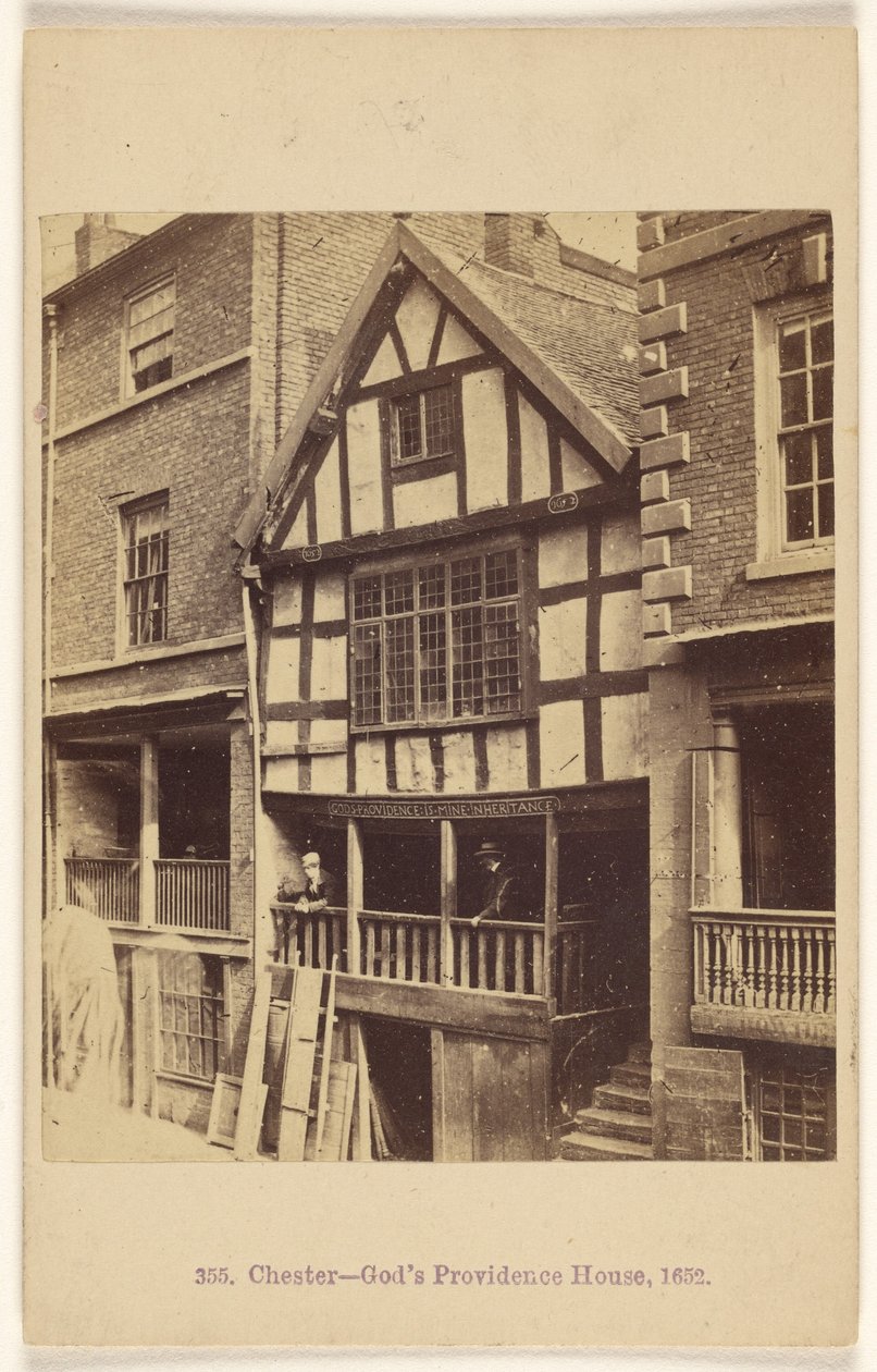 Chester - Isten gondviselésének háza, 1652. alkotó: Francis Bedford