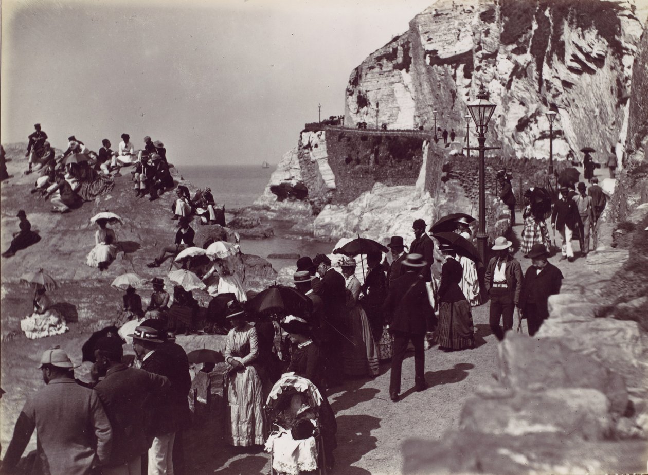 Ilfracombe, Capstone Parade, 1870-es évek. alkotó: Francis Bedford