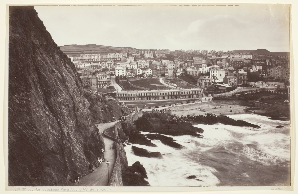 Ilfracombe, Capstone Parade és Wildersmouth alkotó: Francis Bedford