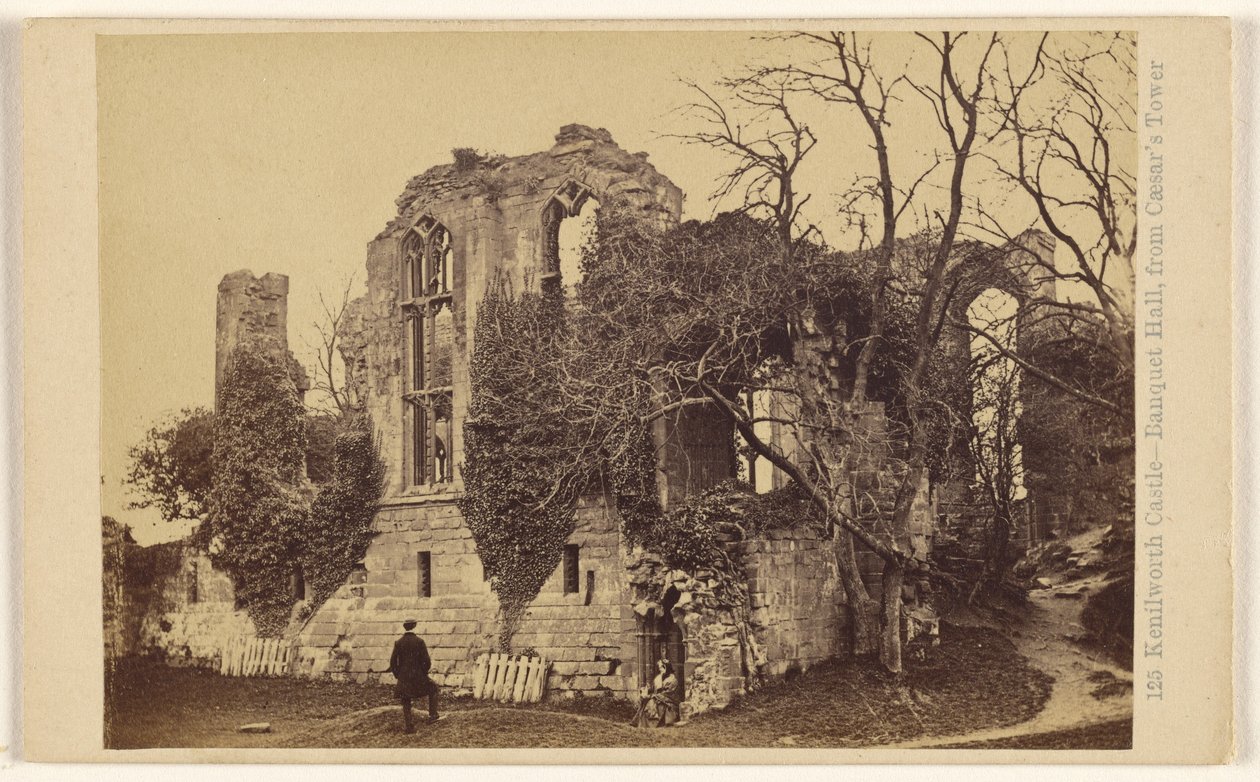 Kenilworth kastély - Bankett terem, a Caesar toronyból. alkotó: Francis Bedford