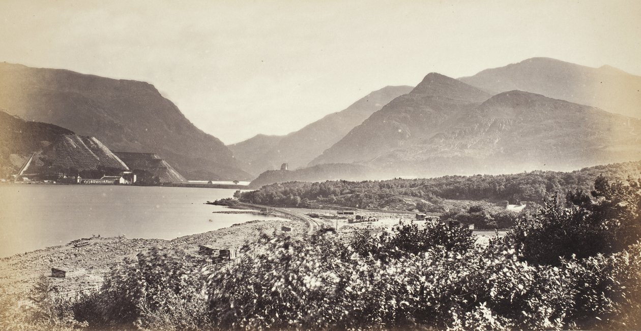 A Llanberis-tavak, Snowdon és a hágó (527) alkotó: Francis Bedford