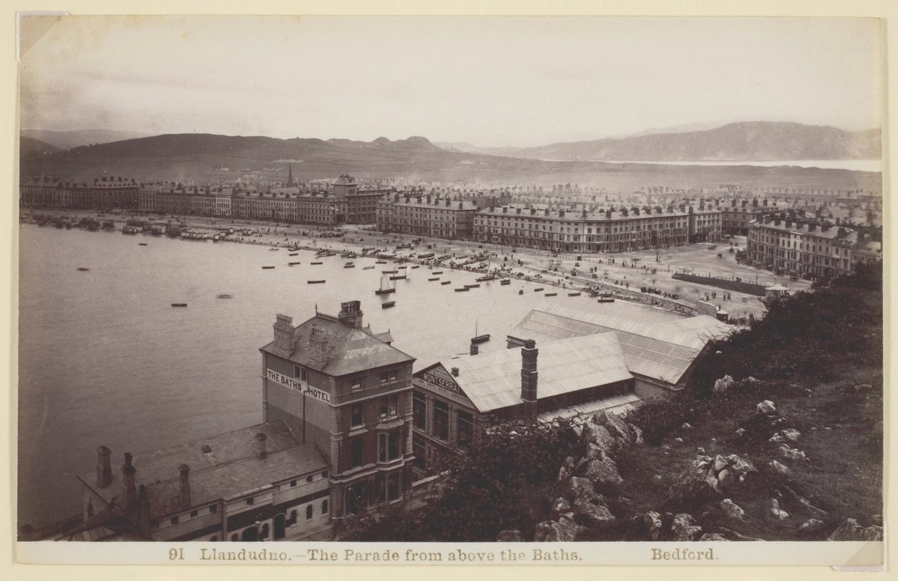 Llandudno – A felvonulás a fürdő felett alkotó: Francis Bedford