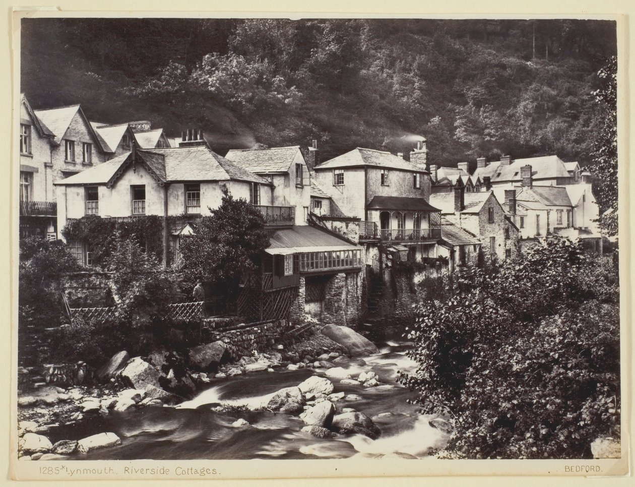 Lynmouth, Riverside Cottages alkotó: Francis Bedford