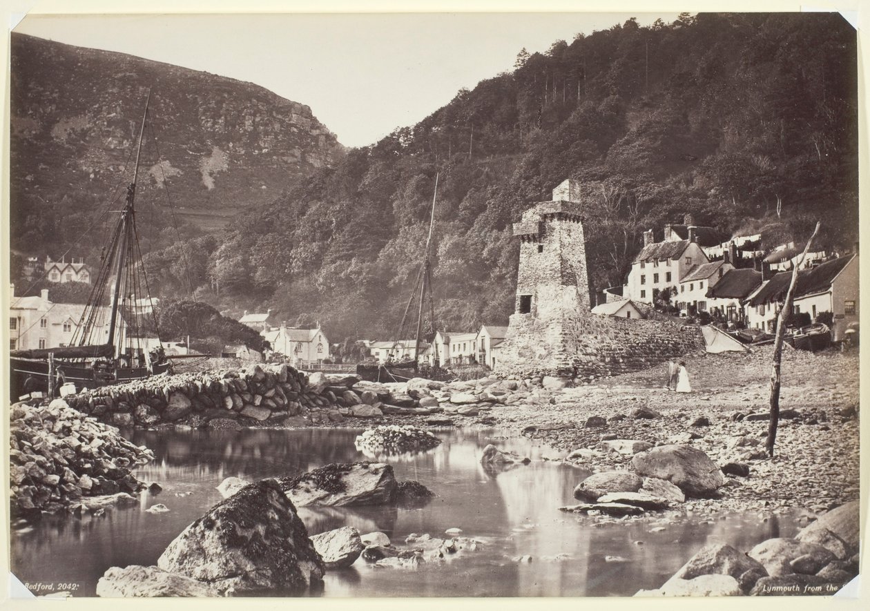Lynmouth a tengerből alkotó: Francis Bedford