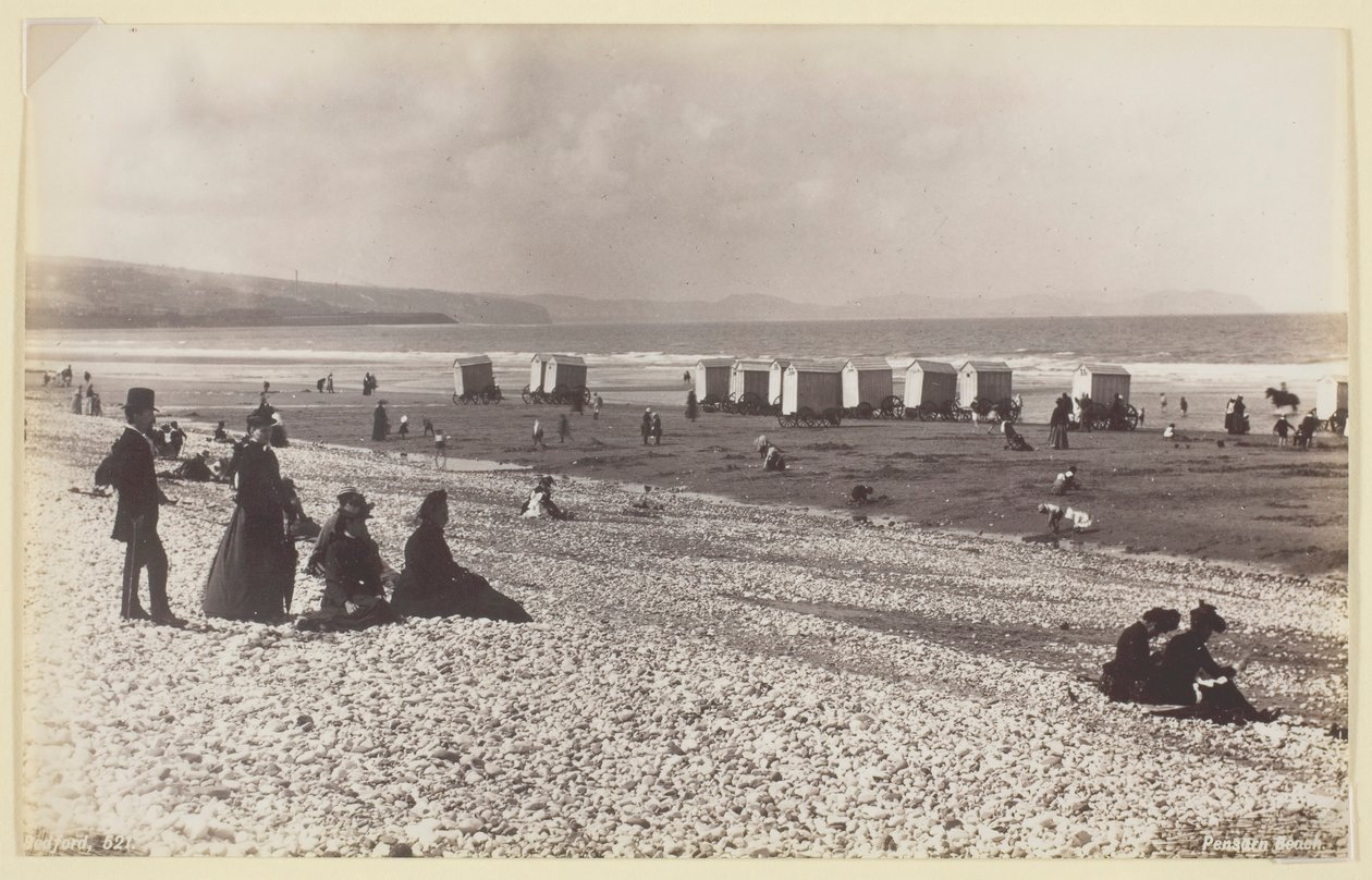 Pensarn Beach, 186094. alkotó: Francis Bedford