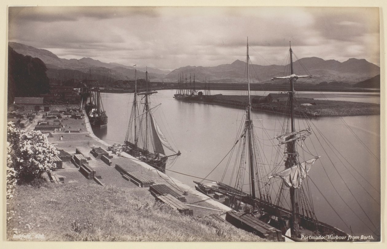 Porthmadog kikötő születésétől alkotó: Francis Bedford