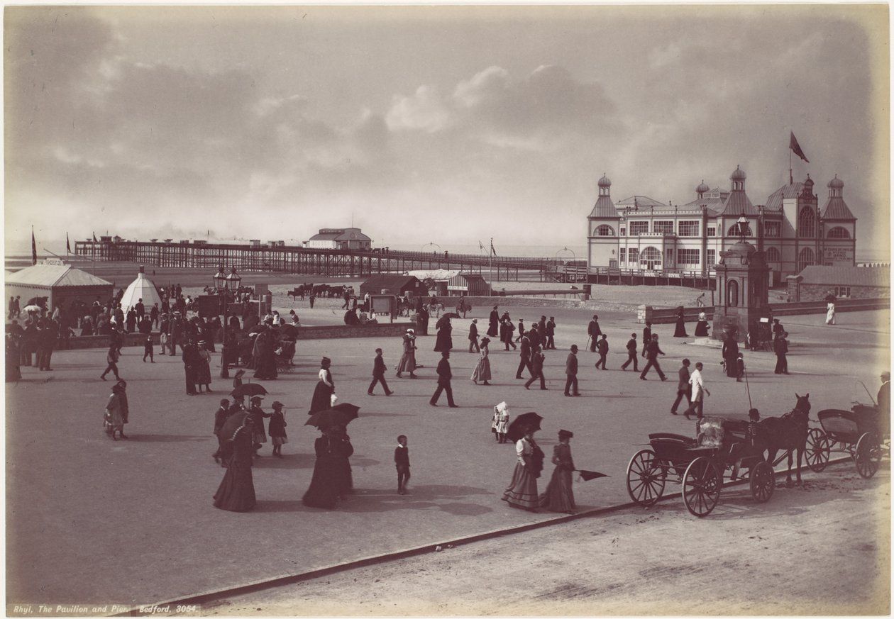 Rhyl. A pavilon és a móló alkotó: Francis Bedford