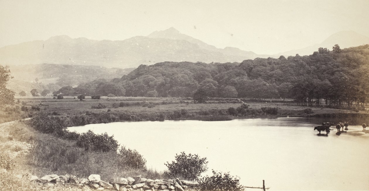 A Glaslyn folyó és hegyek (513) alkotó: Francis Bedford
