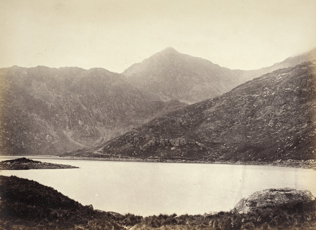 Snowdon, Llyn Llydaw felől (528) alkotó: Francis Bedford