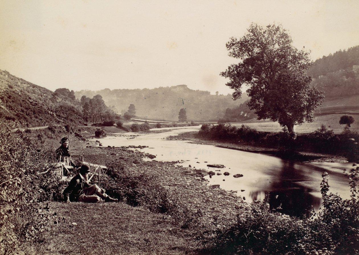 A Wye és Symond Yatja. Rocklandsből, 1870-es évek. alkotó: Francis Bedford