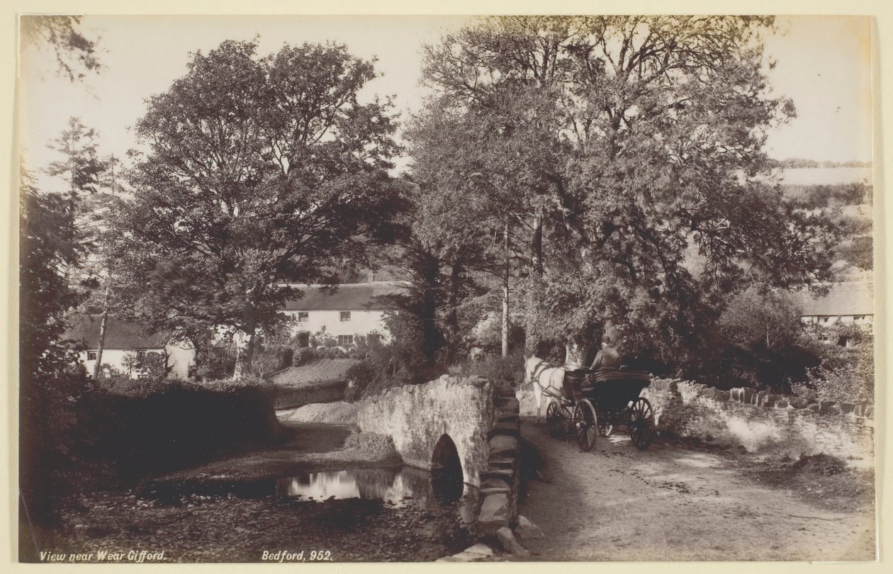 Kilátás Weare Giffard közelében, 186094. alkotó: Francis Bedford