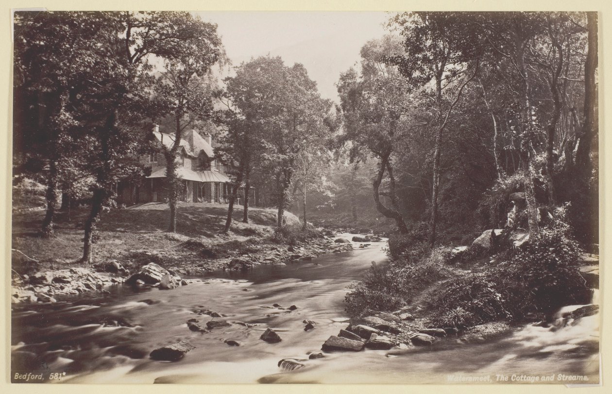 Watersmeet, The Cottage and Streams alkotó: Francis Bedford