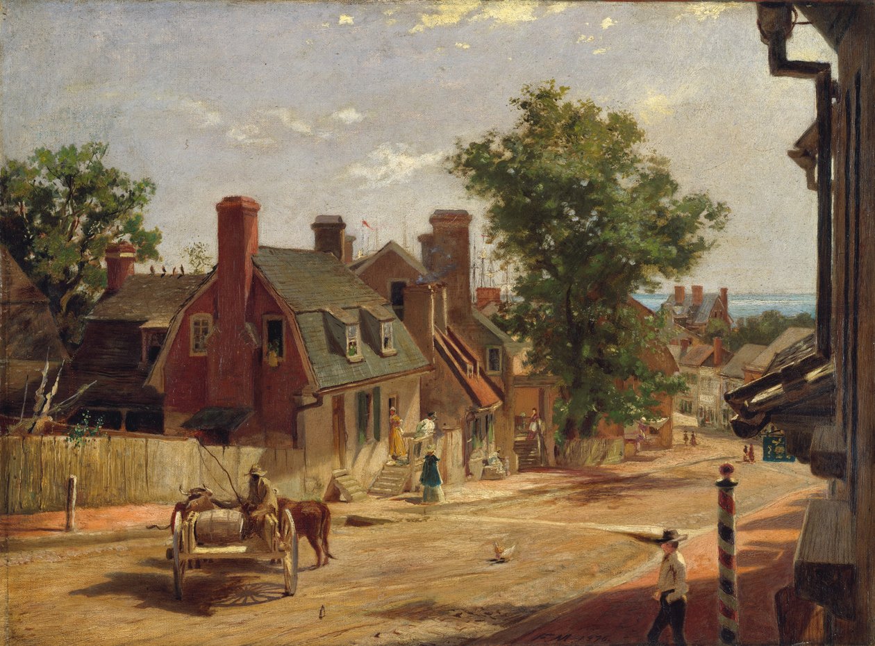 Régi Annapolis, Ferenc utca, 1876. alkotó: Francis Blackwell Mayer
