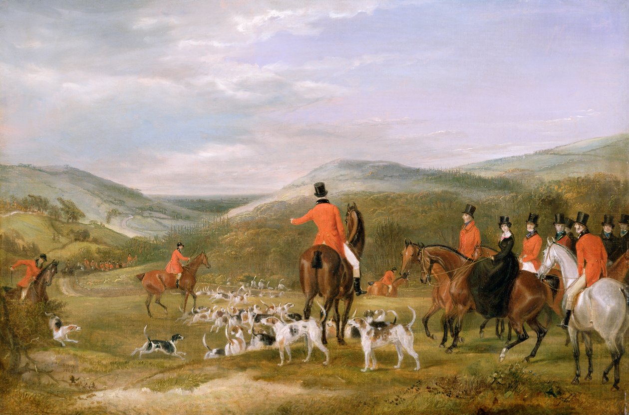 A Berkeley-vadászat, 1842: A találkozás alkotó: Francis Calcraft Turner